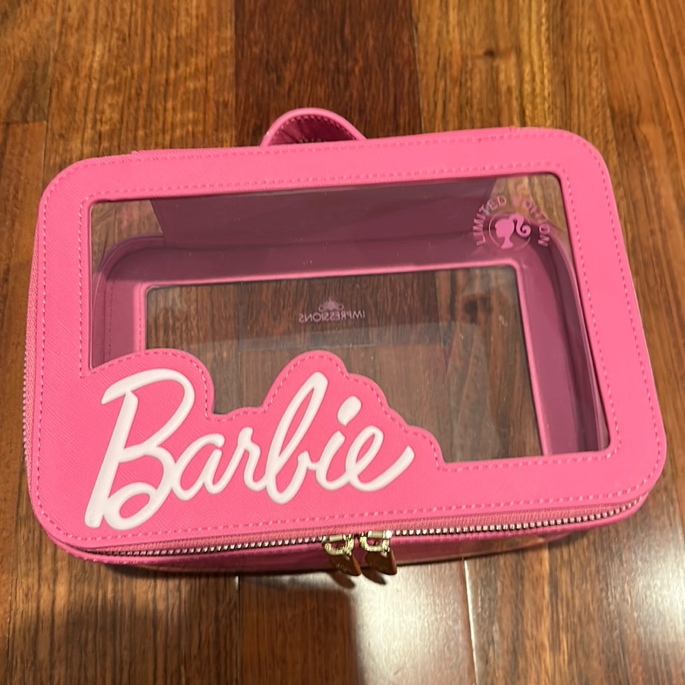 Impressions Vanity Barbie Makeup Case Double Sided Pink